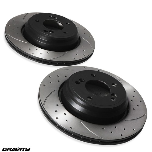 Vented rear brake discs 326mm - vented,