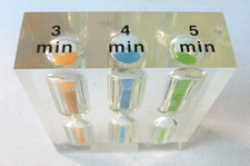 Sand Egg Timer 3, 4 & 5 Minutes