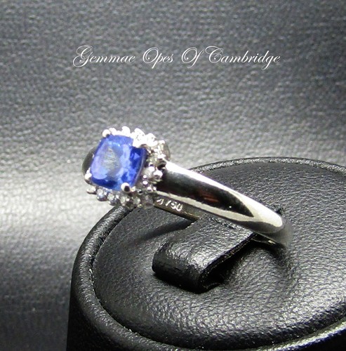 18ct gold ring tanzanite and - gold,