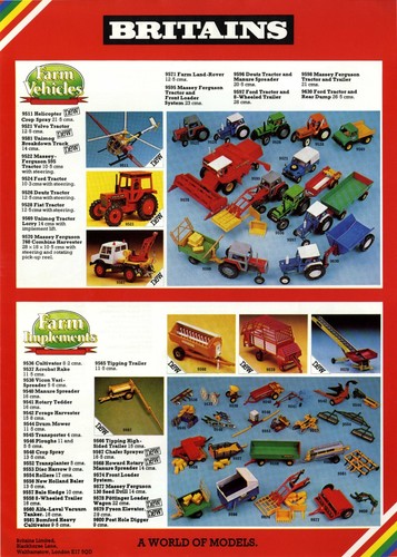 Britains toys world - of, farm
