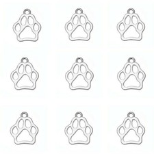 Paw Print Charms - Antique