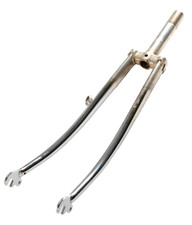 Bike Forks 24" Wheel Retro NOS Old School Road Bicycle Forks 1" Threaded Chrome