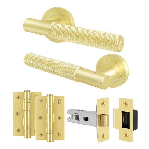 Satin brass internal door - satin,