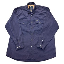 Tog 24 Performace Shirt Button Down Long Sleeve Nylon Purple Mens XL