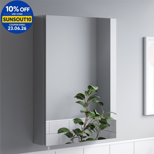 Bathroom single door mirror - bathroom,
