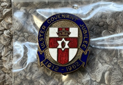 Vintage enamel ulster covenant - enamel,
