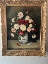 Original Oil on Canvas Flowers