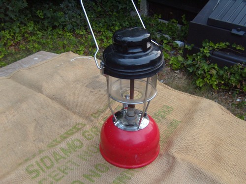Vintage tilley lamp red - lamp,