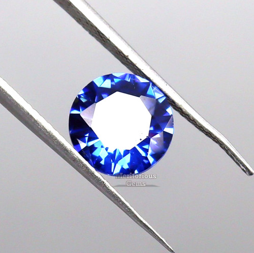 Natural blue sapphire round - natural,