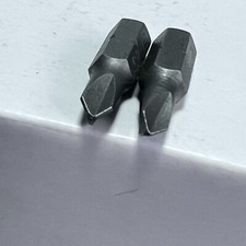 Tri-Wing Triple Adapter Bit for 1/4" Screw Driver: Set of 1x # 1  mm & 1x # 2 mm