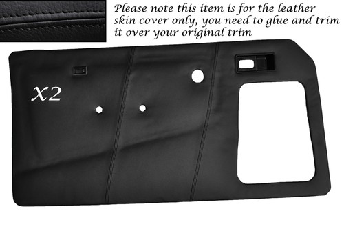 Black stitch front door - black,