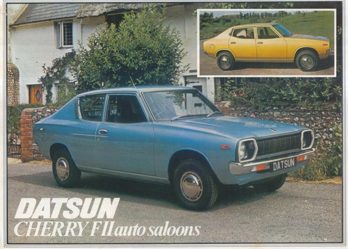 Datsun nissan cherry fii - nissan,