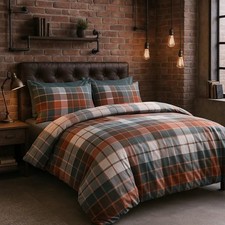 Lomond Check Flannelette Duvet
