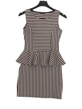 Evita Mini Dress UK10 in Black