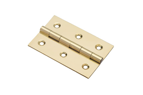 Solid brass butt hinges 75mm - butt, x