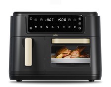 Cello AF901A Easy Fry Dual Zone Digital 11 litre Air Fryer 2 Draw 3.5L 7.5L Oven