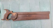Vintage Brass Back Tenon Saw