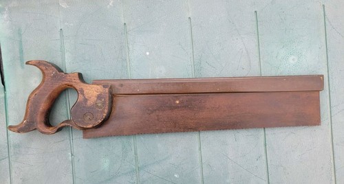 Vintage brass back tenon - back,