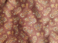 3 pieces paisley pattern viyella remnants each min 75 x 98 cms. Shirt length!