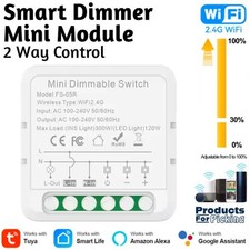 Smart WiFi Dimmer Light Switch Module Kit No Neutral App Control 2 Way Switch 