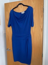 Mary Portas short sleeve royal blue dress size 12