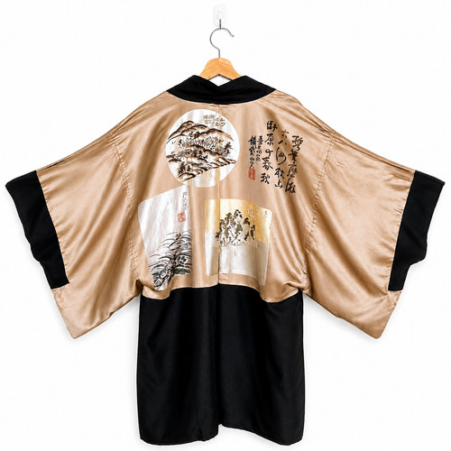 Vintage japanese haori kimono - japanese,