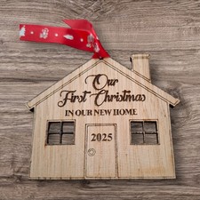 Wooden First Christmas In Our