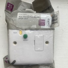 Knightsbridge CU6RCD 13A RCD Protected Fused Spur Unit