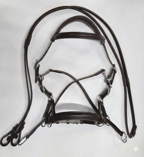 Horse padded comfort bitless - padded,