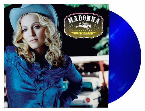 Madonna music blue colour - music,