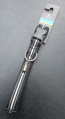 Peaks padded dog collar - peaks,
