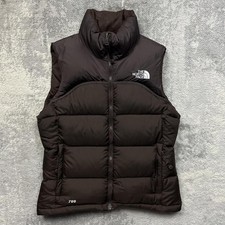 Brown The North Face Nuptse Bodywarmer