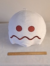 Large White Pac Man Ghost