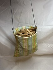 Vintage Fabric Clothes Pin Bag