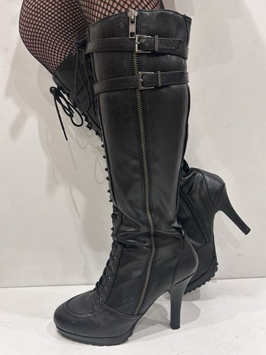 Next sexy black leather - leather, lace