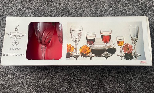 Vintage luminarc glasses - luminarc, 6