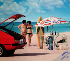 Hyundai Pony Brochure 1980s /
