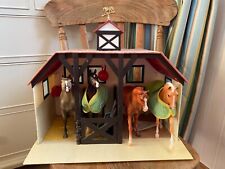 Vintage Grand Champions Classic barn/stables for horses with weather vane,