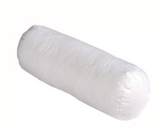 Round shape white bolster - shape,