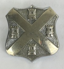 VINTAGE PLYMOUTH CITY POLICE CONSTABLE COLLAR BADGE 25mm (#F5)