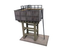 Laser cut water tower - laser,