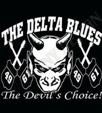The Delta Blues T-Shirt Robert Johnson Inspired T-Shirt Crossroads The Blues USA