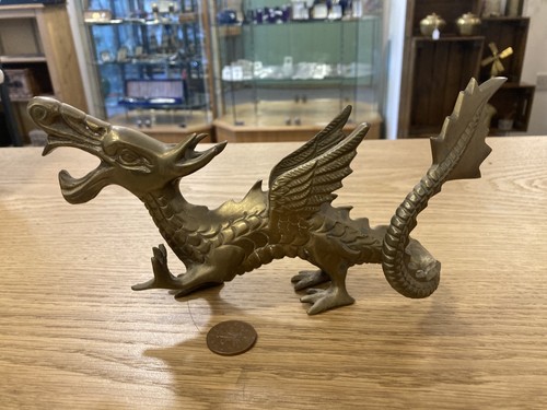 Large vintage brass - brass, welsh