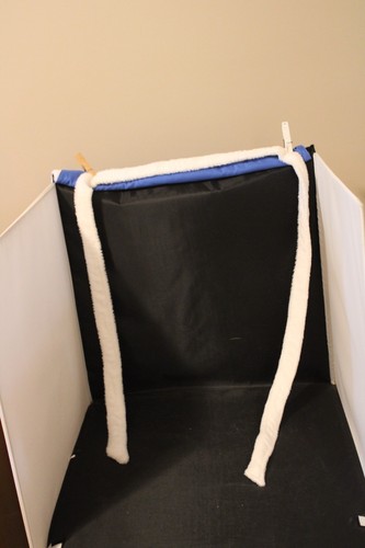 White terry cloth belt - terry, new