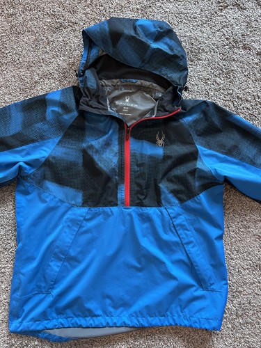 Spyder jacket mens large blue - large,