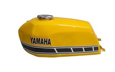 For Yamaha RD250 RD400 Yellow Steel Fuel Petrol Tank 1976-1977 @UK