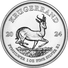 2024 South African Krugerrand 1oz silver coin