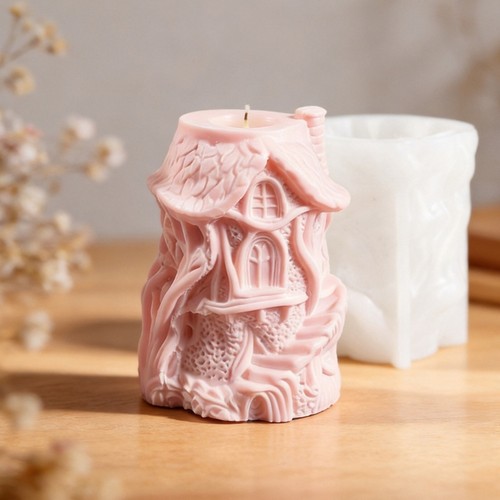 Tree stump silicone - tree,