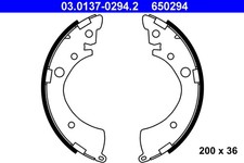 REAR BRAKE SHOE SET FITS