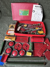 Vintage Meccano Conversion Outfit 6A With Instructions 1940s Plus Extras O831